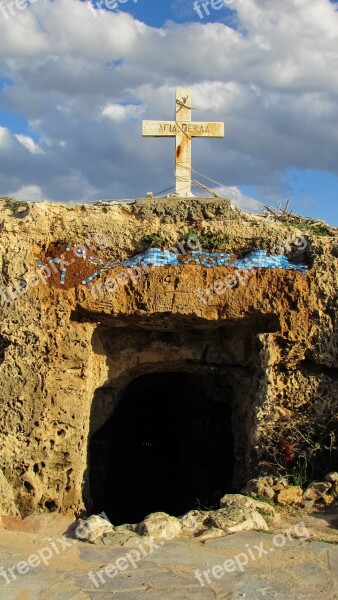 Cyprus Ayia Thekla Catacomb Christianity Free Photos