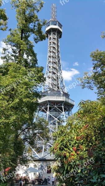 Prague Tower Petrin Czech Free Photos