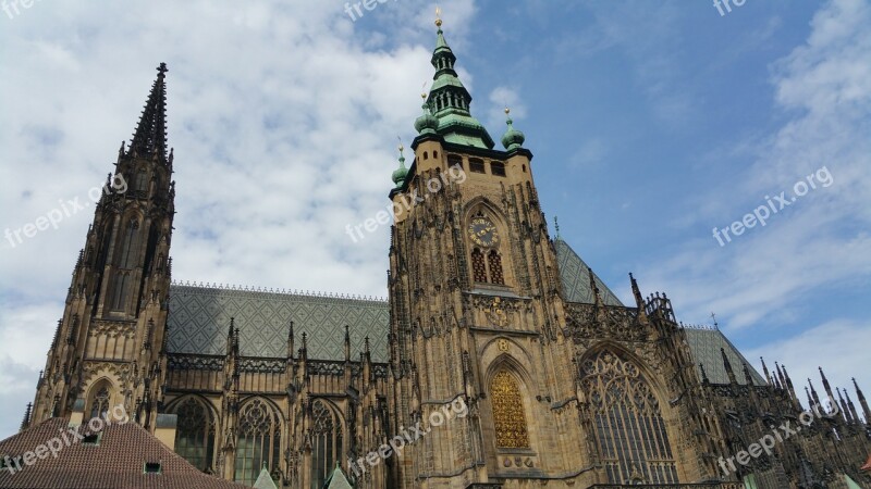 Prague Cathedral St Vitus Czech Vitus