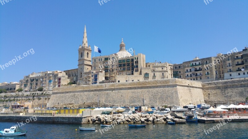 Malta Valletta City Mediterranean Capital