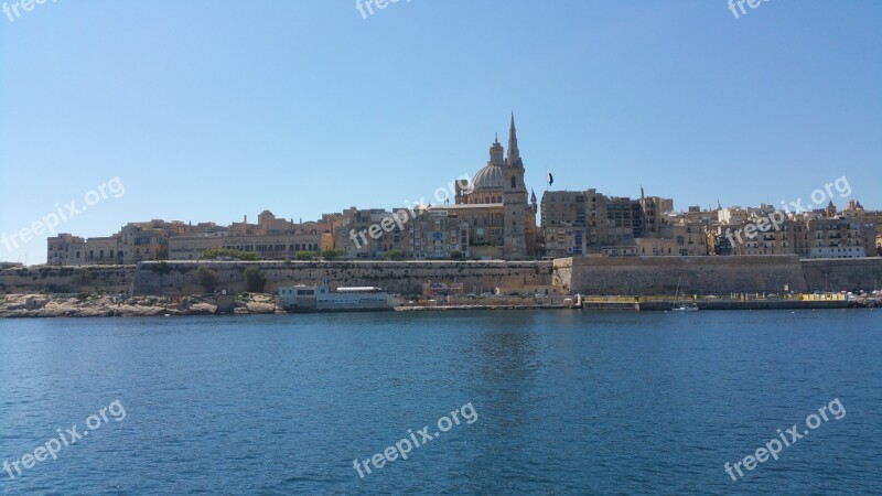 Malta Valletta City Mediterranean Capital