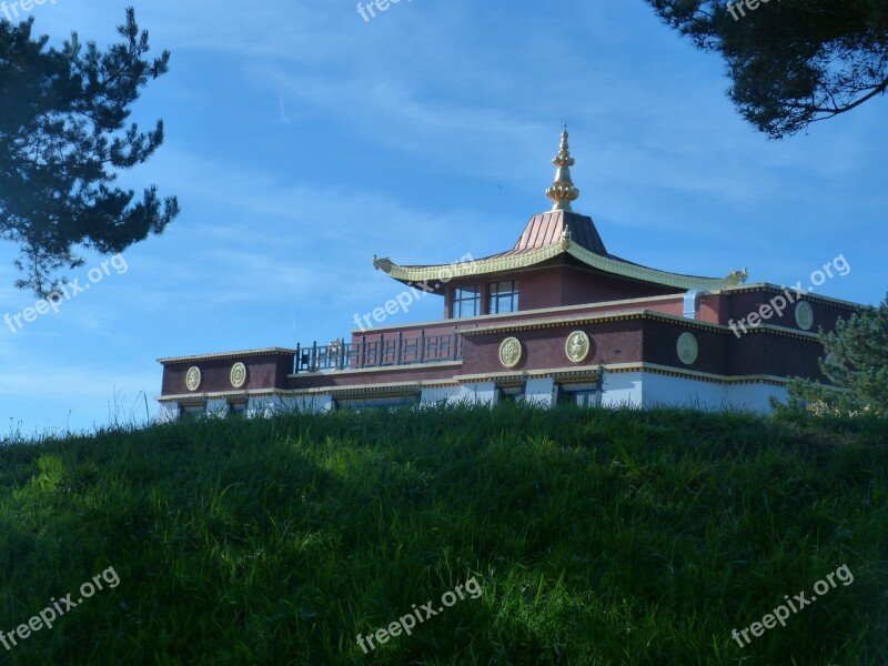 Buddhist Temple Biollet Auvergne France Free Photos