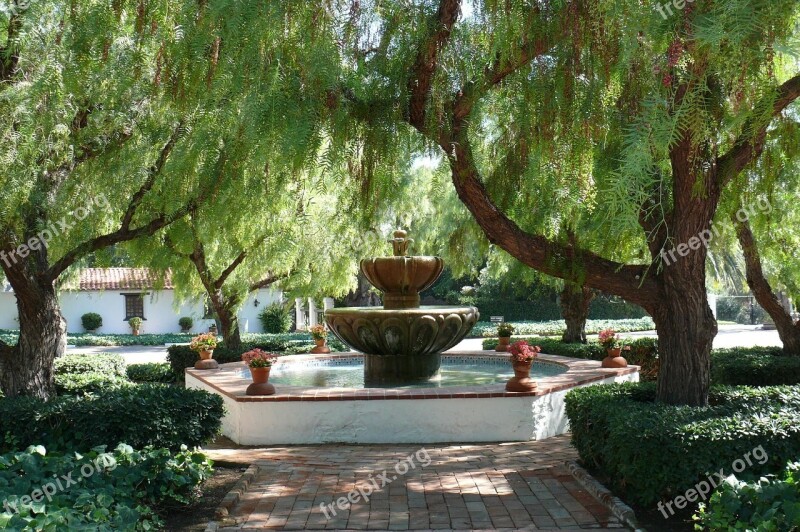 Fountain San Diego Mission Free Photos