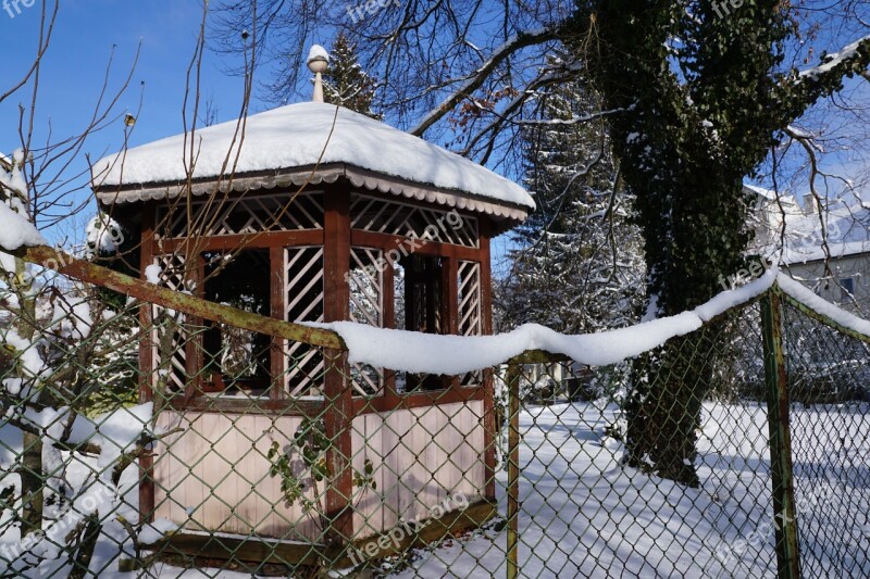 House Winter Snow Facade Architecture