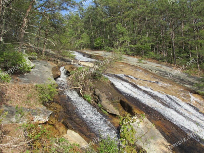 Blue Ridge Mountains Usa Mountain Stream Roanoke River Water