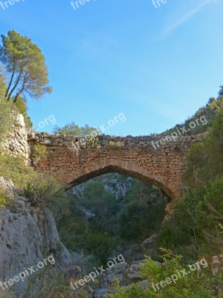 Roman Bridge Priorat Cavaloca Montsant Free Photos