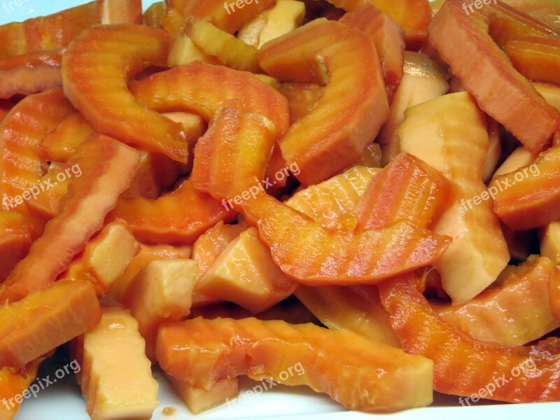 Papaya Fruit Exotic Exotic Fruits Sweetness