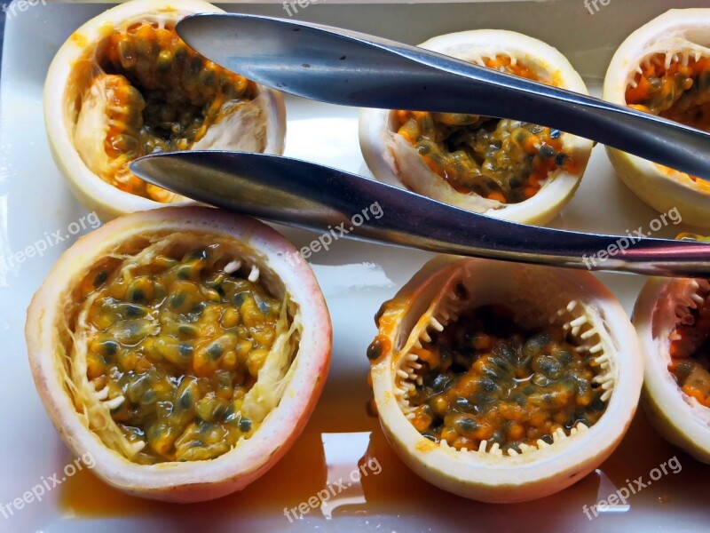 Fruit Passion Fruit Exotic Fruits Food Free Photos