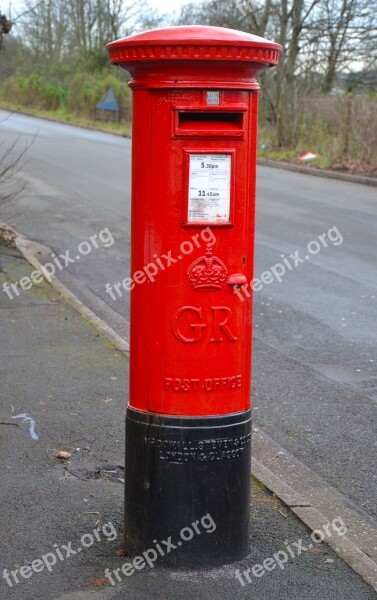 Letter Box Mail Box Red Mail Box