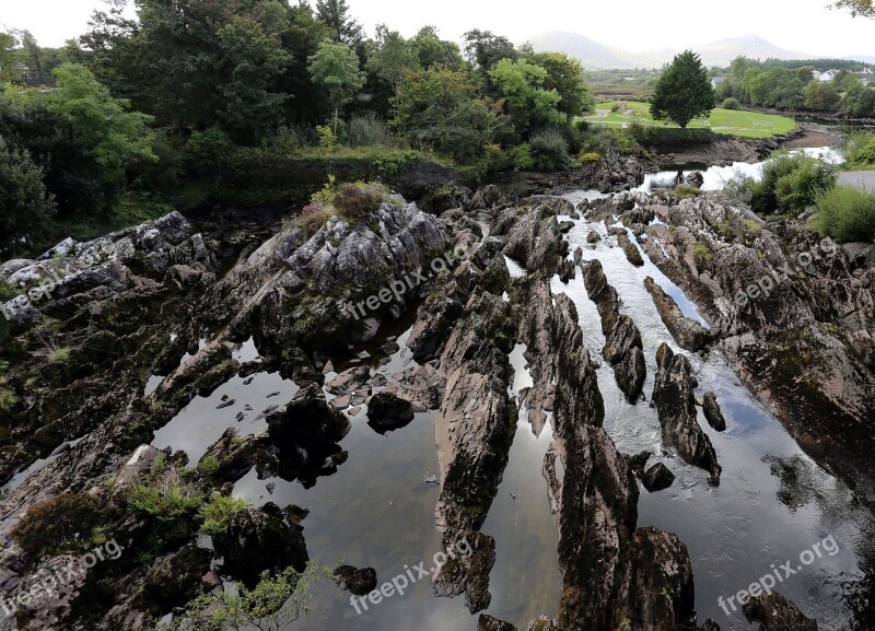 River Ireland Inner Conflict Steinig Free Photos