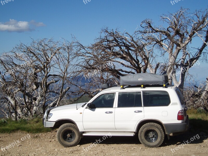 Vehicle 4xwd Victorian Alps Australia Travel