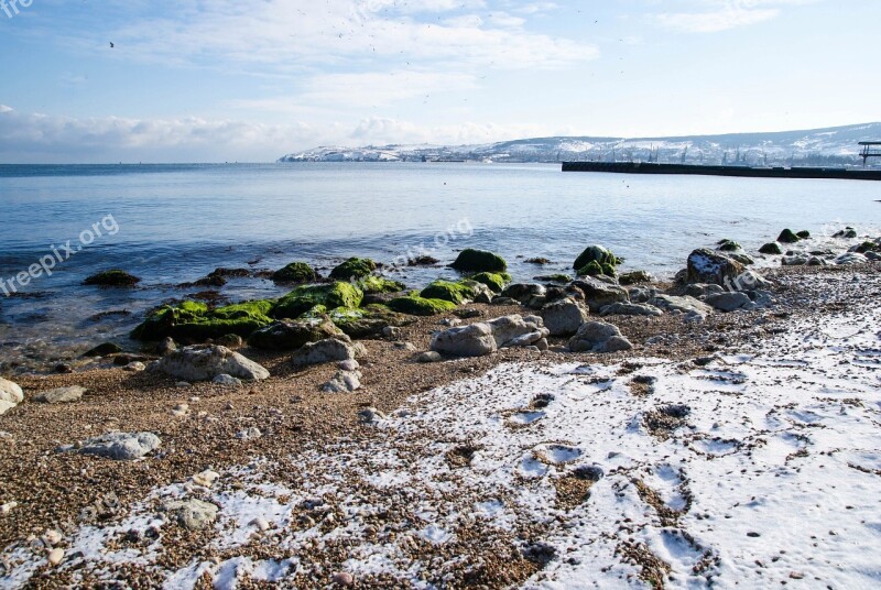 Winter Sea Crimea Free Photos