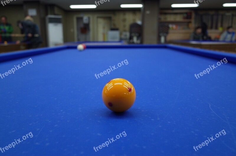 Billiards Billiard Ball Yellow Free Photos