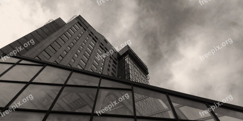 Malmö Building Glass Window Cloud