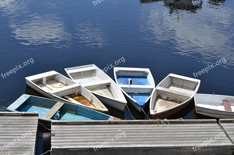 Dock Boats Water Ocean Sea