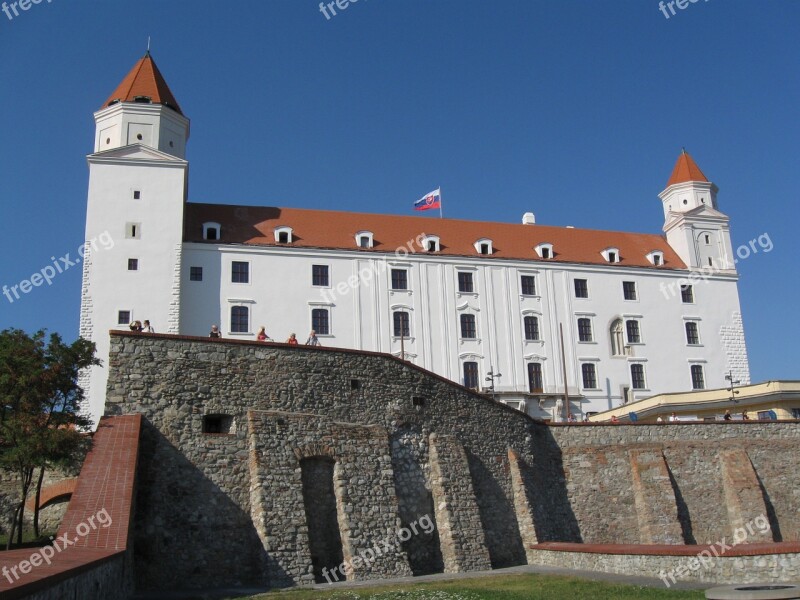 Bratislava Castle City Megalopolis Slovakia