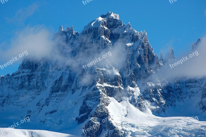 Paine Torres Chilean Patagonia Nature Mountains