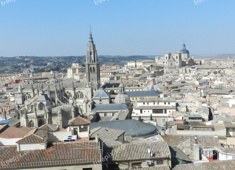 Toledo Spain Tourist Cityscape Free Photos