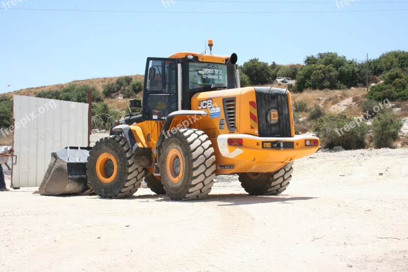 Tractor Excavations Work Construction Vehicle