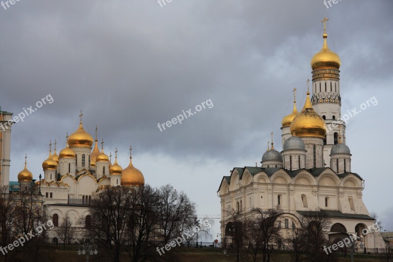 Cathedral The Kremlin Moscow Russia Dome