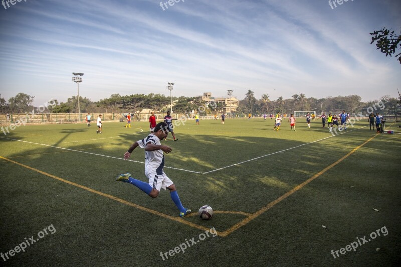 Football Soccer Playing Sport Ball