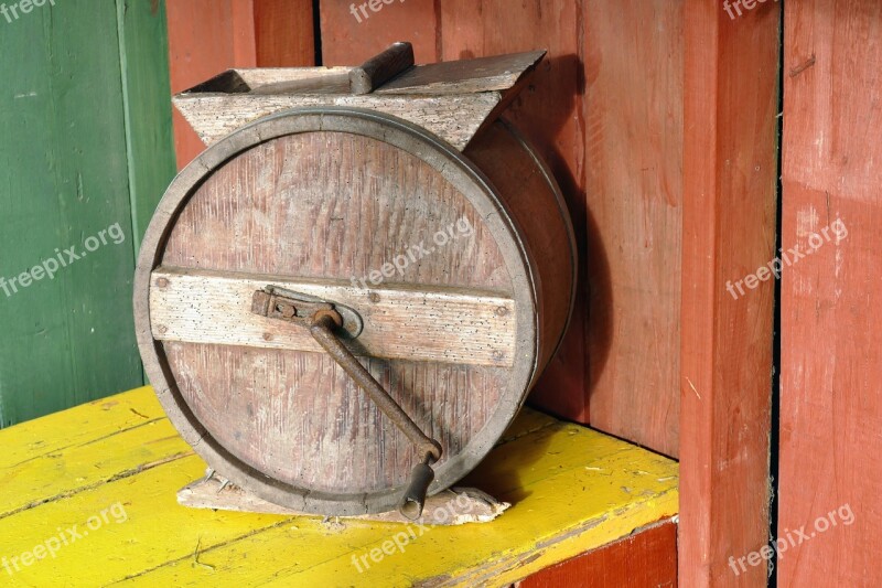 Butter Churn Food Milk Old