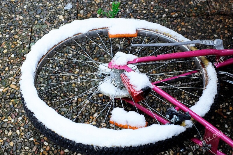 Wheel Bike Rust Obsolete Winter