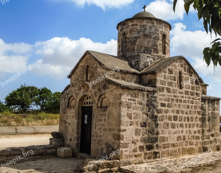 Cyprus Frenaros Chapel Orthodox Free Photos