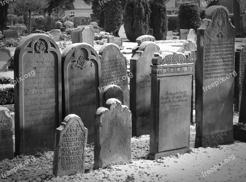 Tombstone Old Cemetery Rest Last Calm