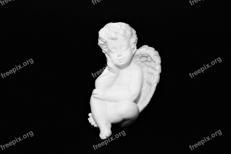 Angel Figure Guardian Angel Background Faith