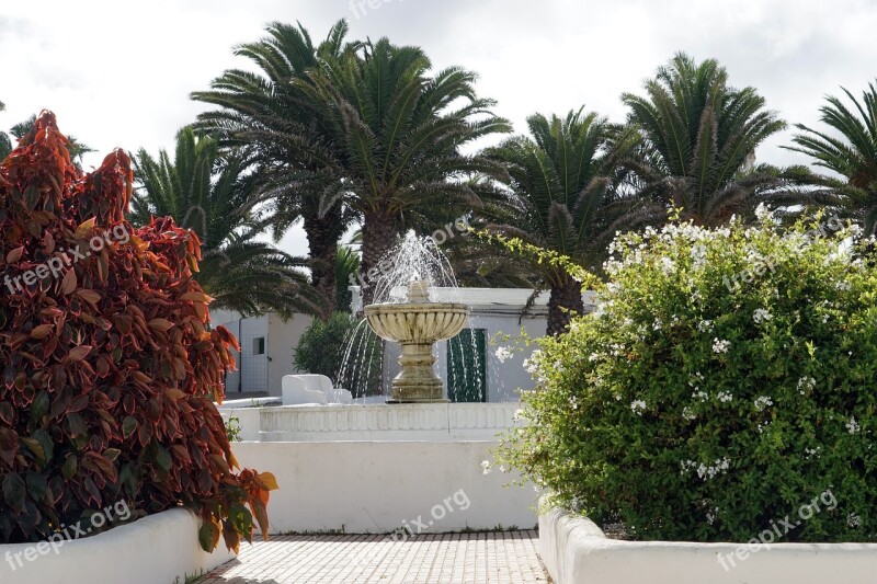 Teguise Space Fountain Plaza Reino Ico Lanzarote