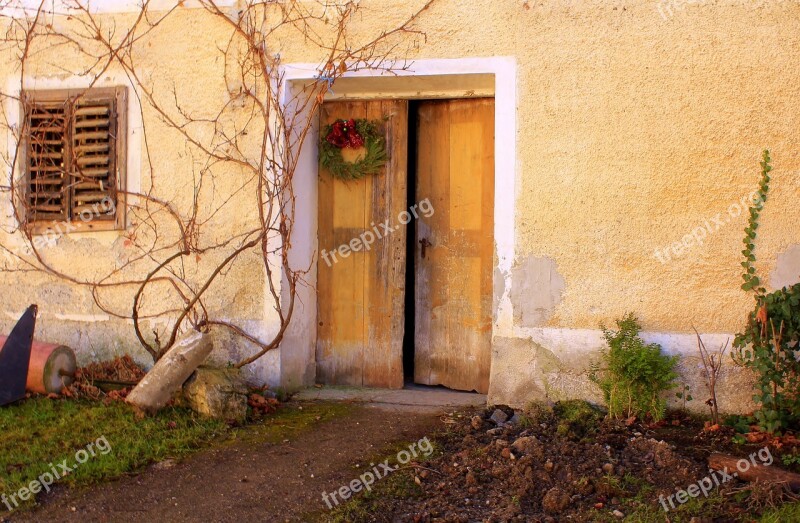 House Entrance Hausfassade Old Romantic Hauseingang Free Photos