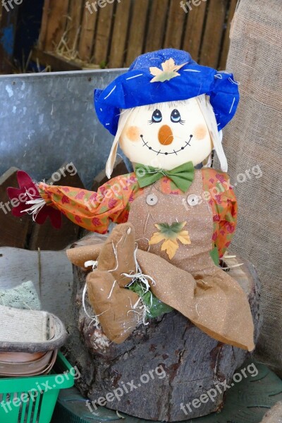 Scarecrow Doll Garden Farm Straw