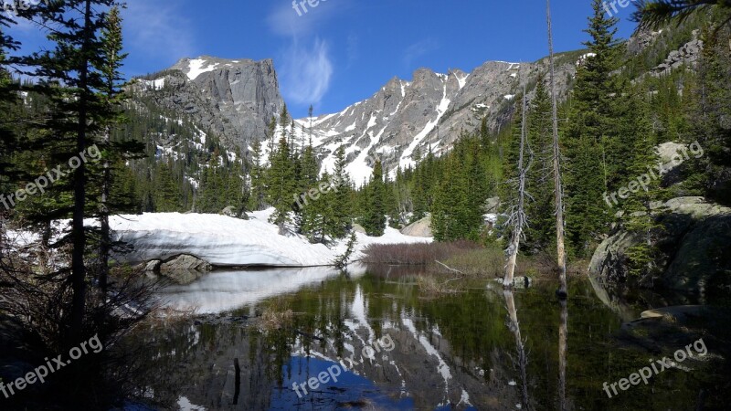 Mountain Colorado Colorado Mountains Rocky Mountains Summer