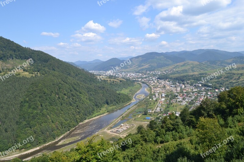 The Carpathians Mezhyhirya Ukraine Mountains Free Photos