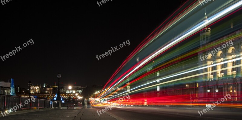 London Long Exposure Exposure England Long