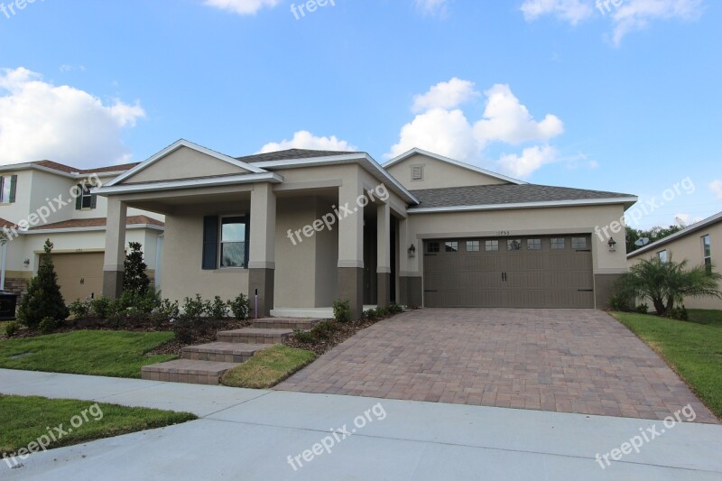 Florida Home Contemporary Home Single Story Home Central Florida Free Photos