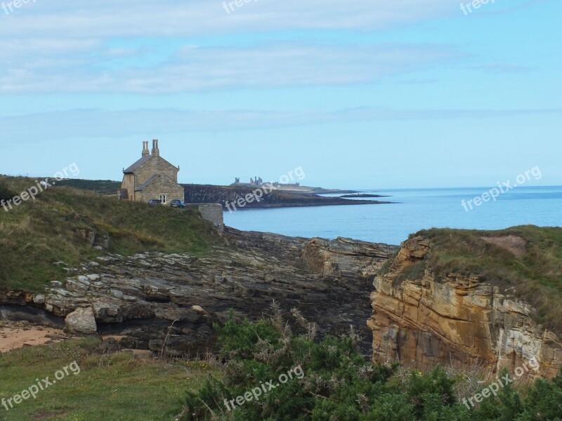 Northumberland Bathing House Coast Free Photos