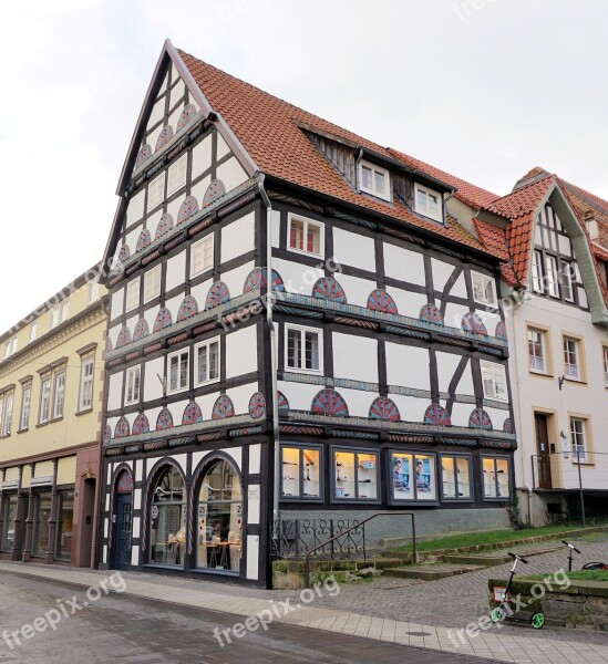 Fachwerkhaus House Truss Historic Center Building