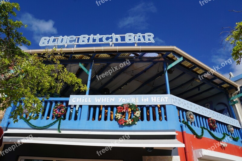 Philipsburg St Maarten House Bar Free Photos