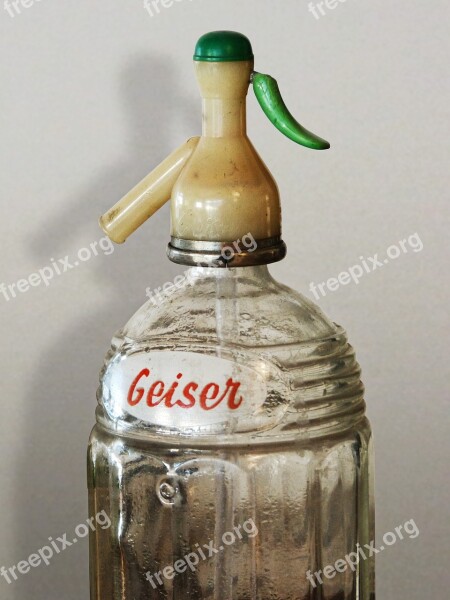 Siphon Old Vintage Geyser Advertising