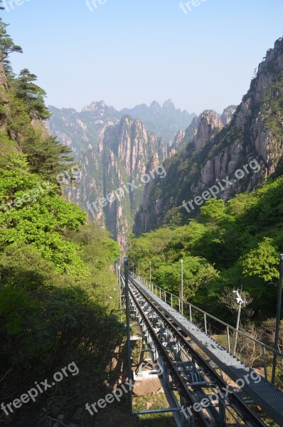 Huangshan Natural Views Free Photos