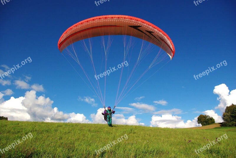 Leisure Sport Paragliding Outdoor Movement