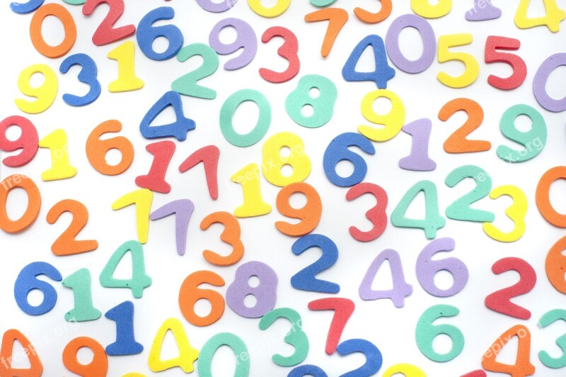 Background Numbers Mathematics Geometry Free Photos