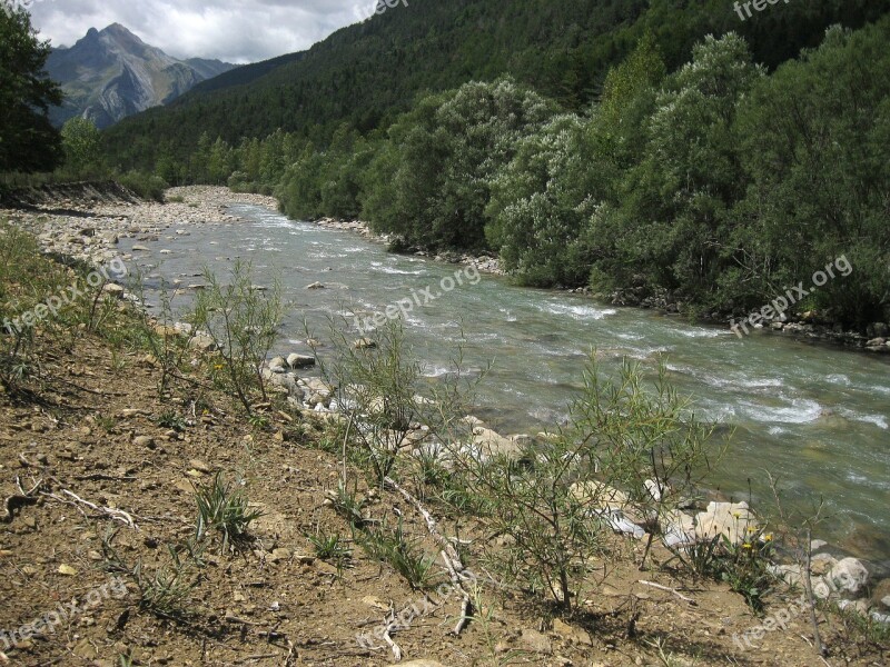 Ordesa River Water Landscape Forests