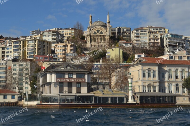 Istanbul Bosphorus Strait Sea Turkey