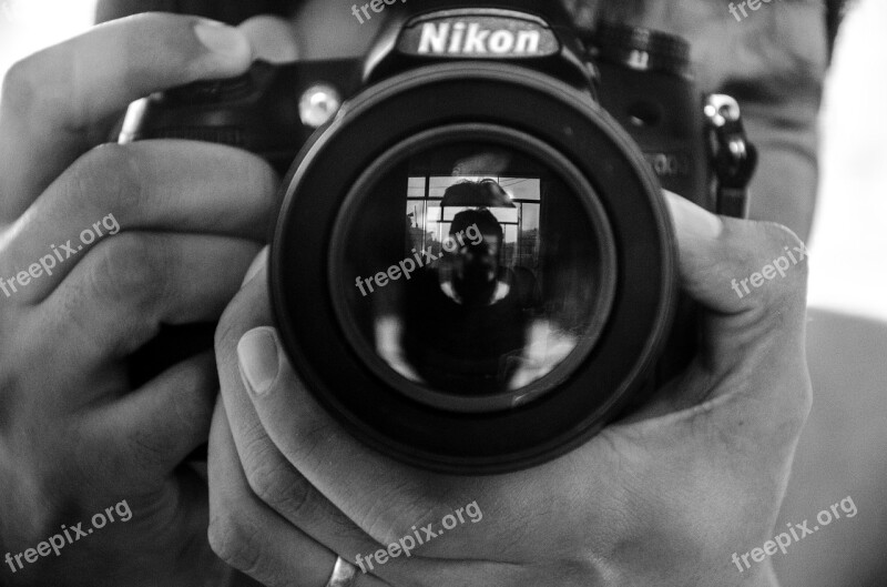 Photographer Nikon Black And White Free Photos