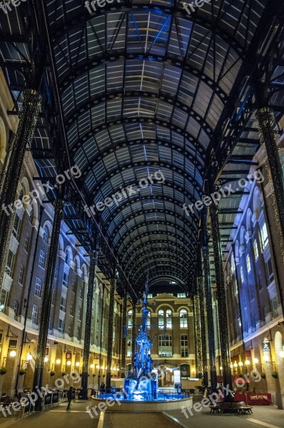 London Galleria Night London Urban City