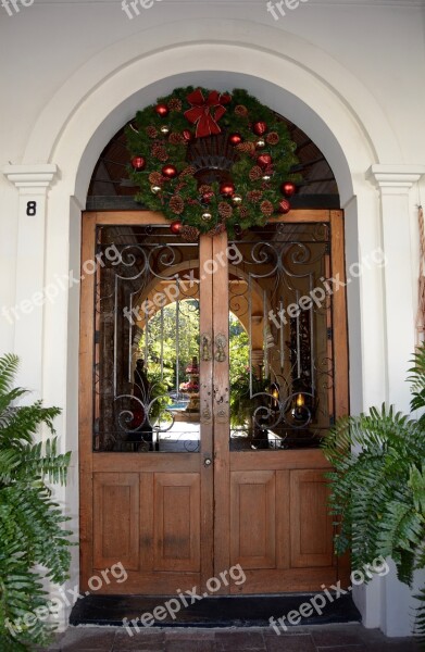 Door Estate Colonial Mexico Poplars