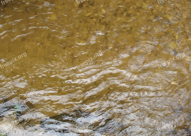 Water River Bottom Run Ripples